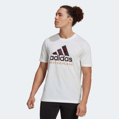 2022-23 Germany DNA Graphic Tee - White-Black | Adidas Outlet