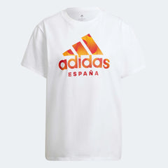 2022-23 Spain Women's Tee - White | Adidas Sports