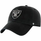 Las Vegas Raiders '47 Brand Cleanup Adjustable Hat Black - 47 brand