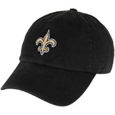 New Orleans Saints '47 Brand Cleanup Adjustable Hat Black - 47 brand