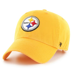 Pittsburgh Steelers '47 Brand Cleanup Adjustable Hat Gold - 47 brand