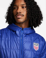 2023 USA Men's Fleece-Lined Hooded Jacket | Nike for Sale