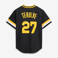Kent Tekulve Pittsburgh Pirates Mitchell & Ness Authentic Batting Practice Jersey Lifestyle