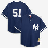Bernie Williams New York Yankees Mitchell & Ness Authentic Batting Practice Jersey Lifestyle