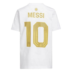 2026 Argentina Youth Messi Name And Number Tee | Adidas Sports