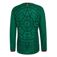 2026 Mexico Men's Authentic Home Long-Sleeve Soccer Jersey | Adidas Discount