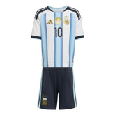 2026 Argentina Kid's Home Messi #10 Mini Kit | Adidas Sale