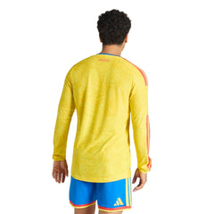 2026 Colombia Men's Authentic Home Long-Sleeve Soccer Jersey | Adidas Outlet