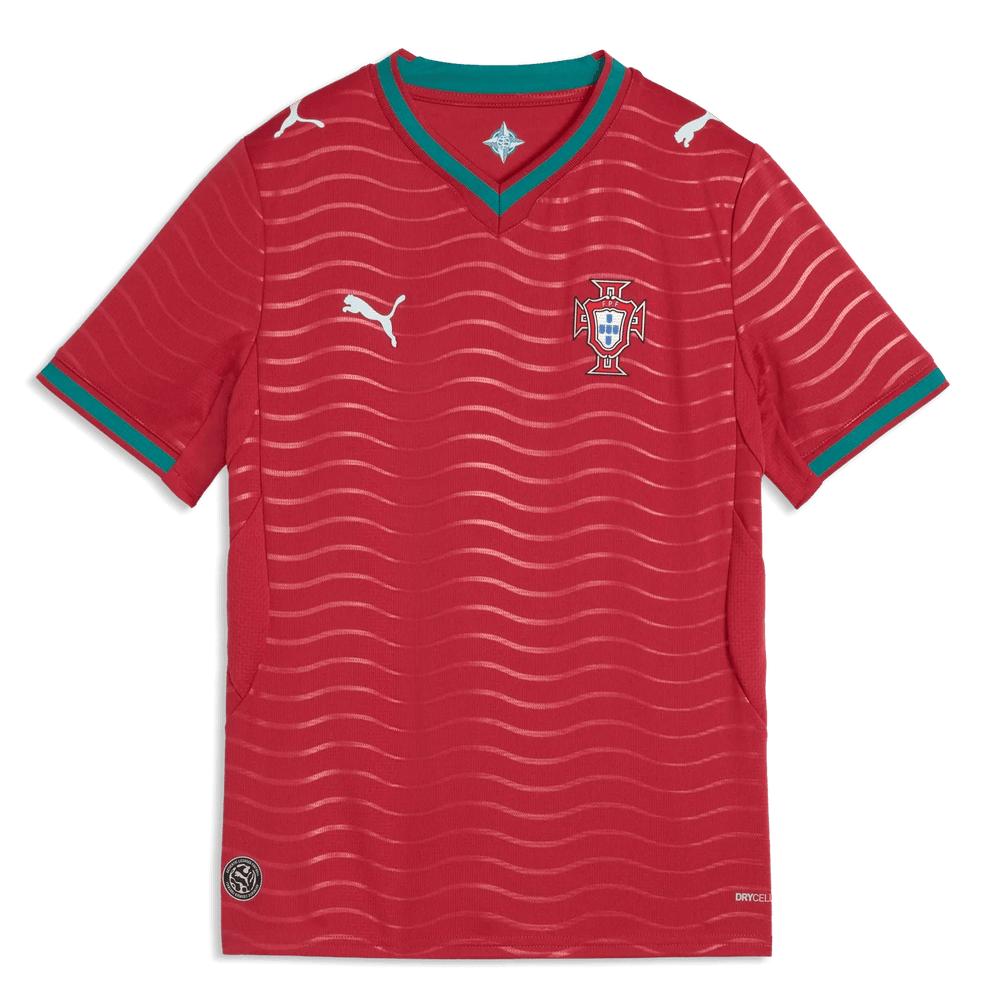 2026 Portugal Youth Stadium Home Soccer Jersey | Puma Sports