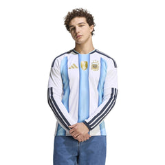 2026 Argentina Men's Stadium Home Long-Sleeve Soccer Jersey | Adidas for Sale