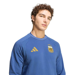 2026 Argentina Men's Tiro Travel Crewneck Sweatshirt | Adidas Outlet