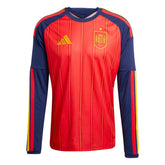 2026 Spain Men's Stadium Home Long-Sleeve Soccer Jersey | Adidas Online