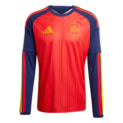 2026 Spain Men's Stadium Home Long-Sleeve Soccer Jersey | Adidas Online