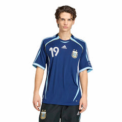 2006 Argentina Men's Retro Stadium Away Messi #19 Soccer Jersey | Adidas for Sale