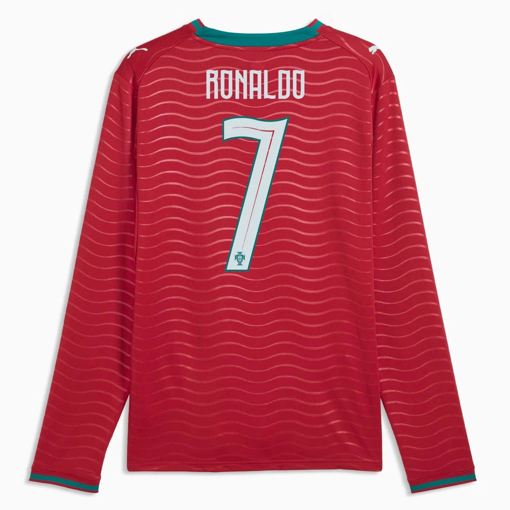 2026 Portugal Men's Stadium Home Ronaldo #7 Long-Sleeve Soccer Je | Puma Sports
