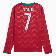 2026 Portugal Men's Stadium Home Ronaldo #7 Long-Sleeve Soccer Je | Puma Sports
