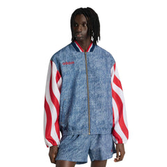 USA Men's Denim Graphic Track Top | Adidas for Sale