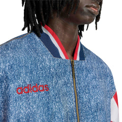 USA Men's Denim Graphic Track Top | Adidas for Sale