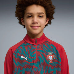 2026-27 Portugal Youth 1/4 Zip Pre-Match Top | Puma Sports