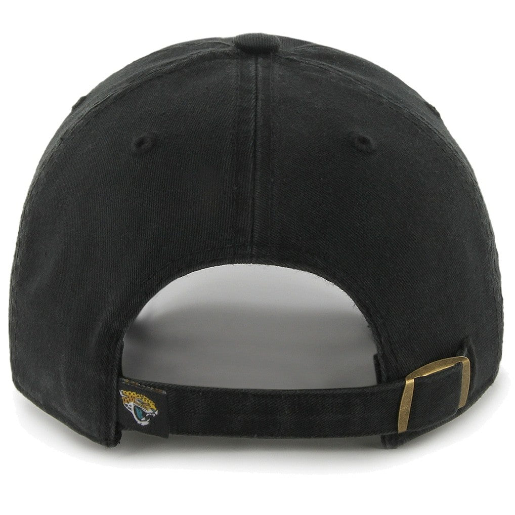 47 Brand Jacksonville Jaguars New Logo Clean-Up Adjustable Slouch Hat Black - 47 brand