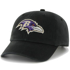 47 Brand Baltimore Ravens Clean Up Adjustable Hat Black - 47 brand