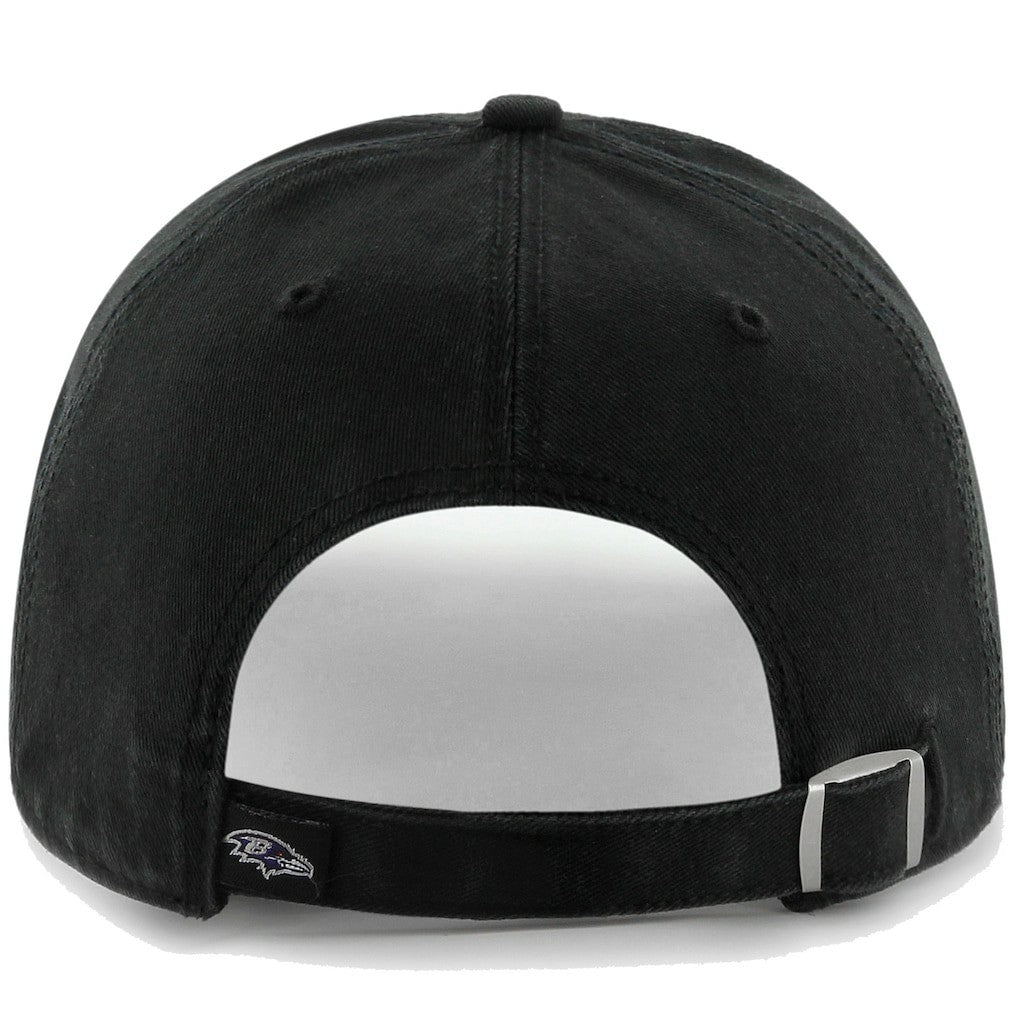 47 Brand Baltimore Ravens Clean Up Adjustable Hat Black - 47 brand