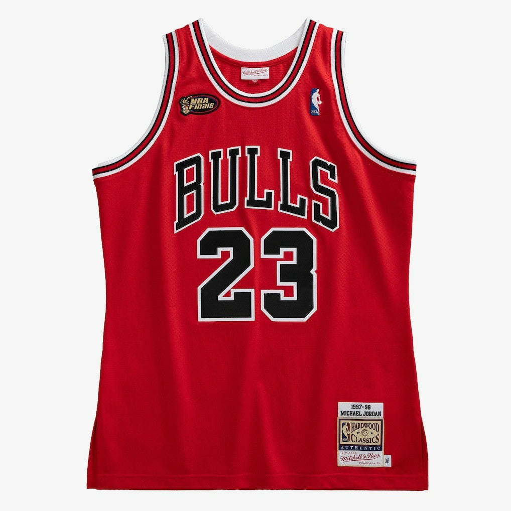 Chicago Bulls Authentic Jersey Road Finals Michael Jordan 1997-98 | NBA Jerseys