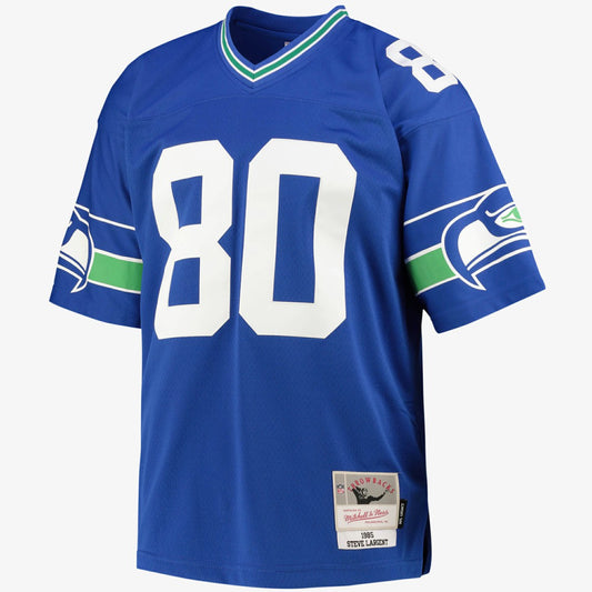 Seattle Seahawks 1985 Steve Largent Jersey - Navy on sale | NFL Jerseys