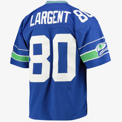 Seattle Seahawks 1985 Steve Largent Jersey Navy - Mitchell & Ness