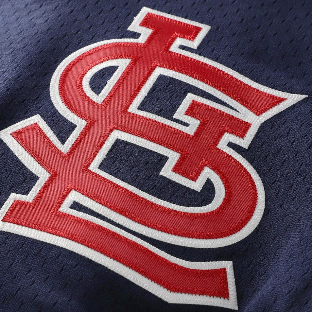 Ozzie Smith St. Louis Cardinals Mitchell & Ness Authentic Batting Practice Jersey Lifestyle