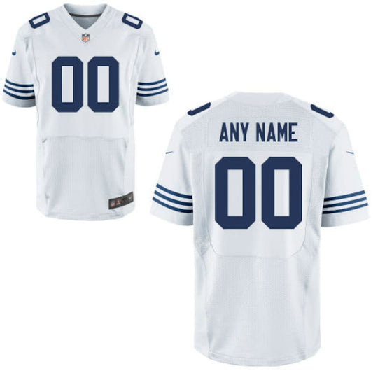 Indianapolis Colts Custom Alternate Elite Jersey - White | NFL Jerseys