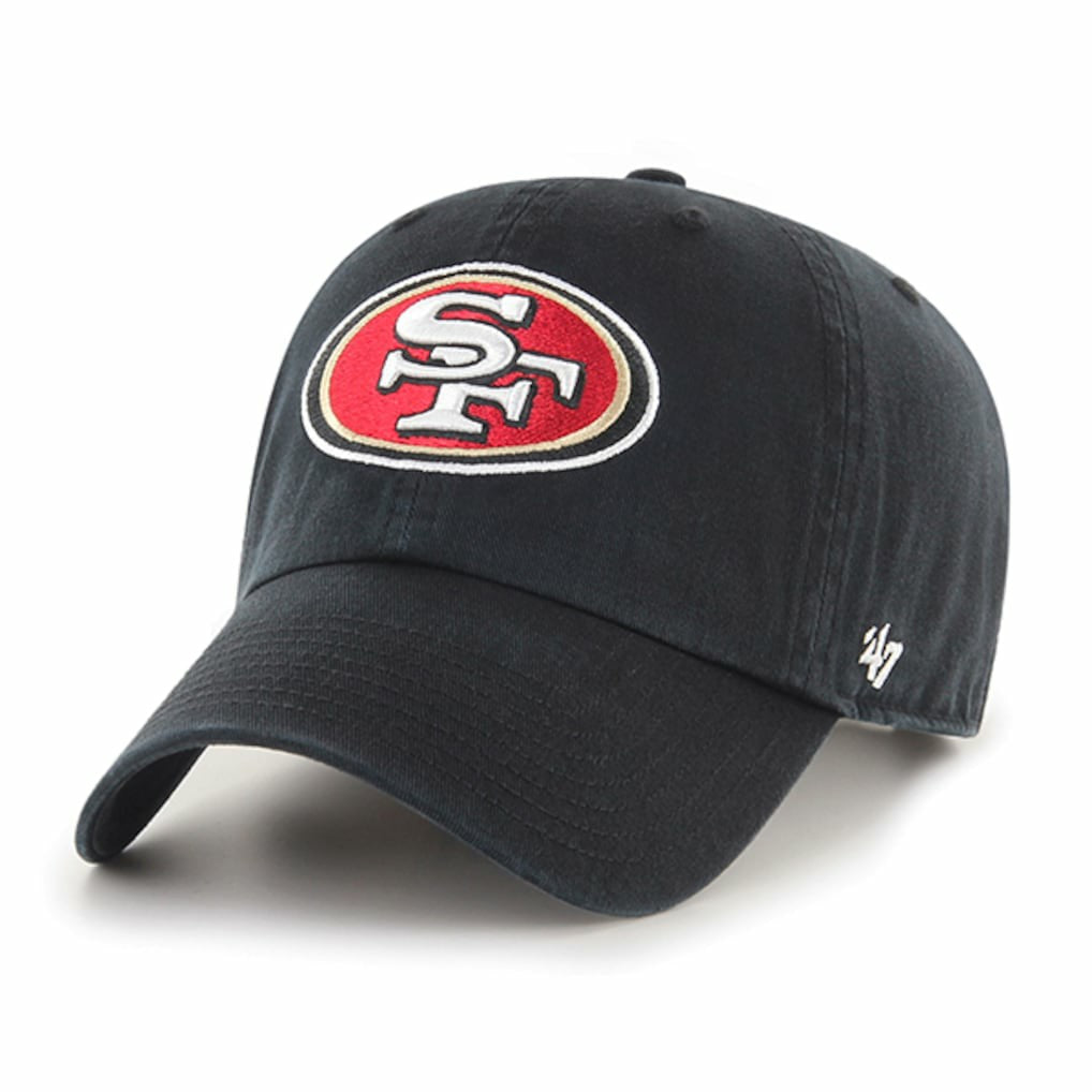 47 Brand San Francisco 49ers Cleanup Basic Adjustable Hat Black - 47 brand