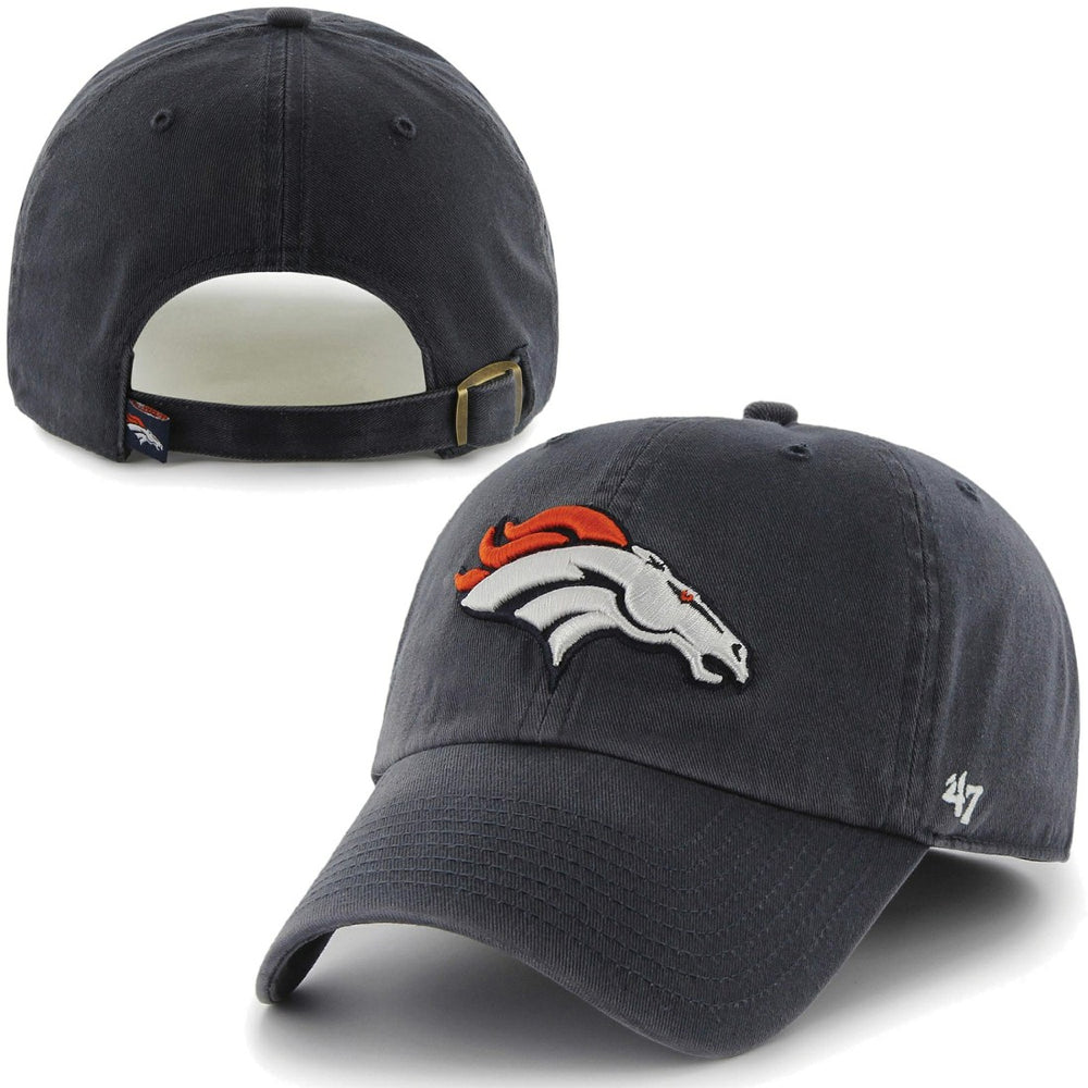 Denver Broncos '47 Brand Cleanup Adjustable Hat Navy Blue - 47 brand