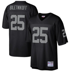 Fred Biletnikoff Las Vegas Raiders Retired Player Legacy Replica Jersey Black - Mitchell & Ness
