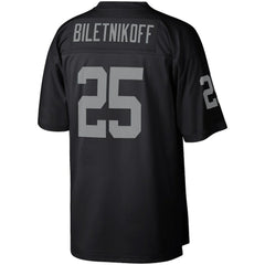 Fred Biletnikoff Las Vegas Raiders Retired Player Legacy Replica Jersey Black - Mitchell & Ness