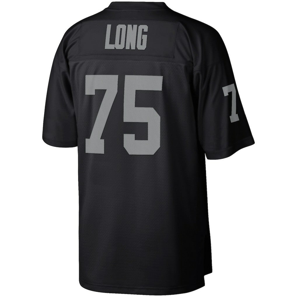 Howie Long Las Vegas Raiders Retired Player Legacy Replica Jersey Black - Mitchell & Ness