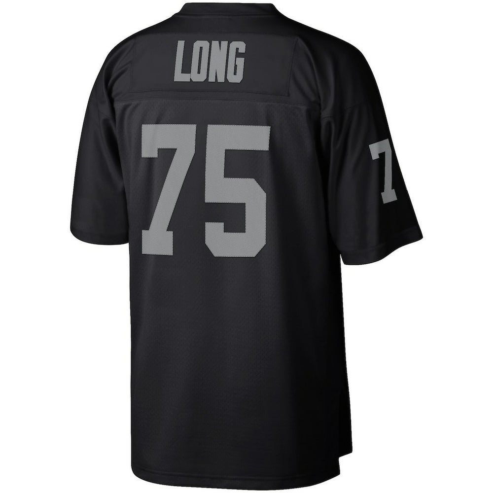 Howie Long Las Vegas Raiders Retired Player Legacy Replica Jersey Black - Mitchell & Ness