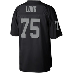 Howie Long Las Vegas Raiders Retired Player Legacy Replica Jersey Black - Mitchell & Ness