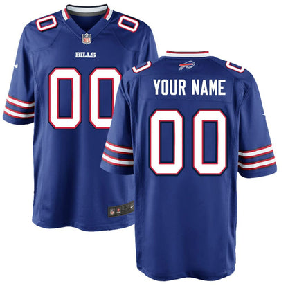 Buffalo Bills Youth Custom Game Jersey - Royal | NFL Jerseys