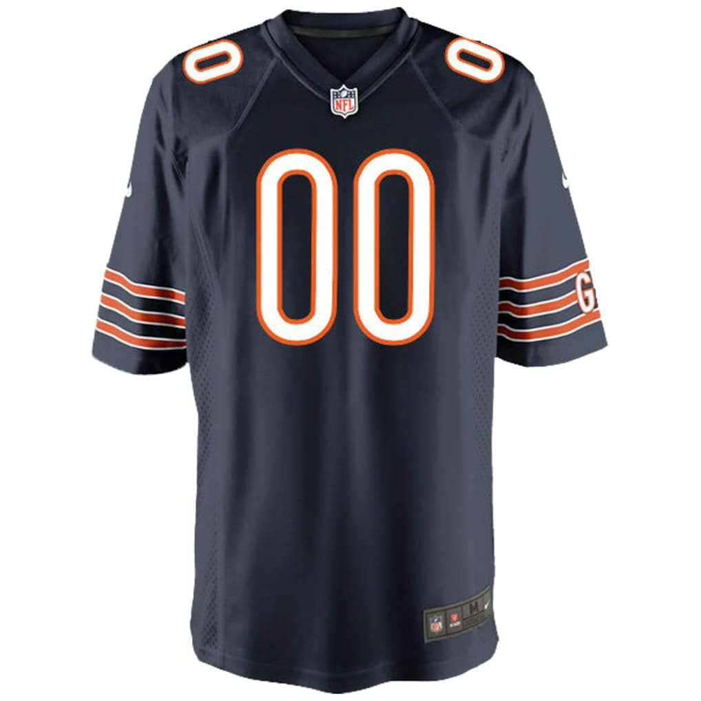 Chicago Bears Youth Custom Game Jersey Navy - Nike