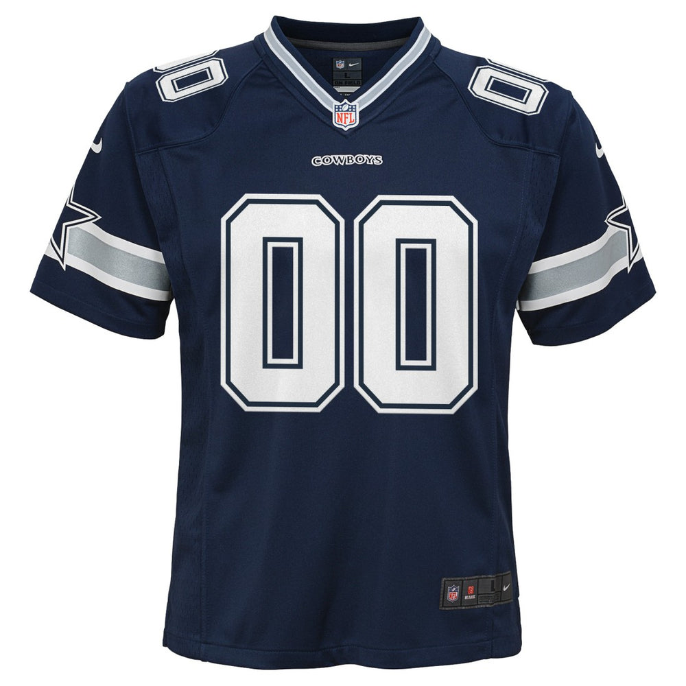 Dallas Cowboys Youth Custom Game Jersey Navy - Nike