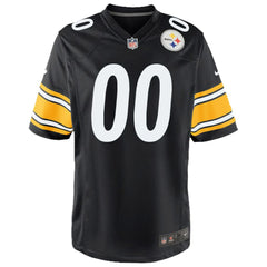Pittsburgh Steelers Youth Custom Game Jersey Black - Nike
