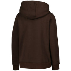 Cleveland Browns Youth Team Logo Pullover Hoodie Brown - NFL