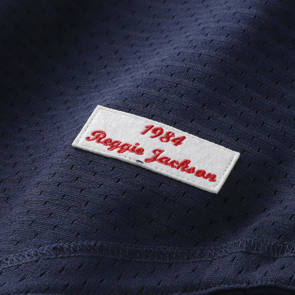 Reggie Jackson California Angels Mitchell & Ness Authentic Batting Practice Jersey - Navy | MLB Jerseys