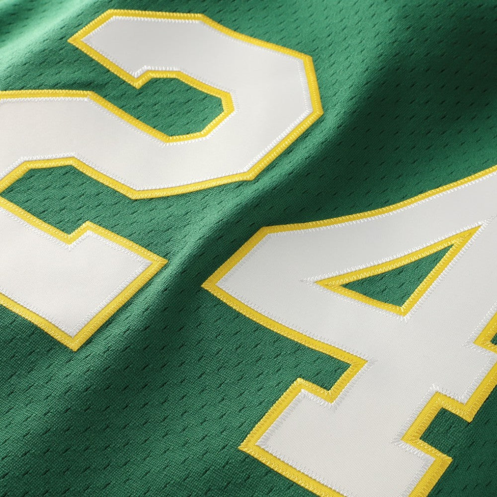 Rickey Henderson Athletics Mitchell & Ness Authentic Batting Practice Jersey Lifestyle