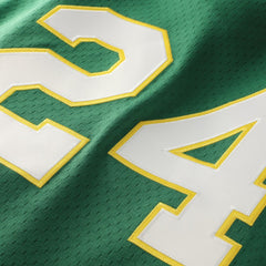 Rickey Henderson Athletics Mitchell & Ness Authentic Batting Practice Jersey Lifestyle