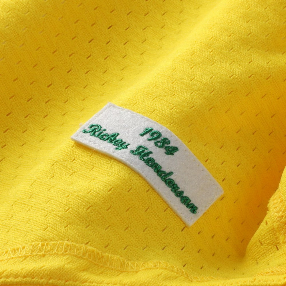 Rickey Henderson Athletics Mitchell & Ness Authentic Batting Practice Jersey On Sale