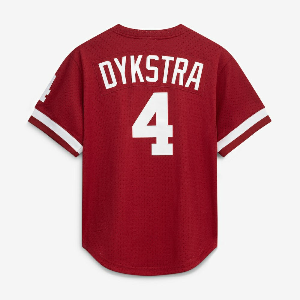 Lenny Dykstra Philadelphia Phillies Mitchell & Ness Authentic Batting Practice Jersey - Scarlet | MLB Jerseys