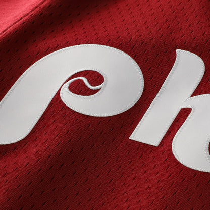 Lenny Dykstra Philadelphia Phillies Mitchell & Ness Authentic Batting Practice Jersey - Scarlet | MLB Jerseys