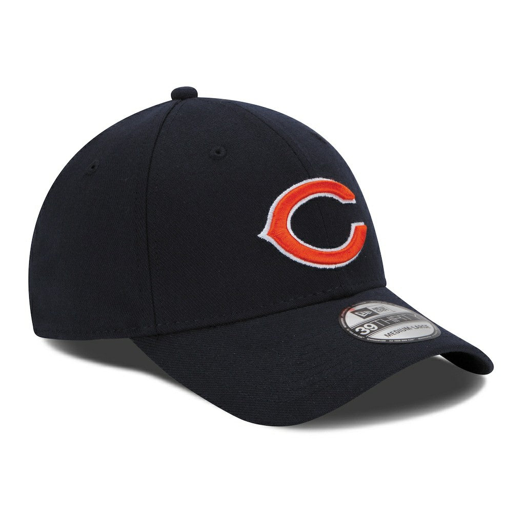 Chicago Bears New Era 39THIRTY Team Classic Flex Hat Navy Blue - NFL